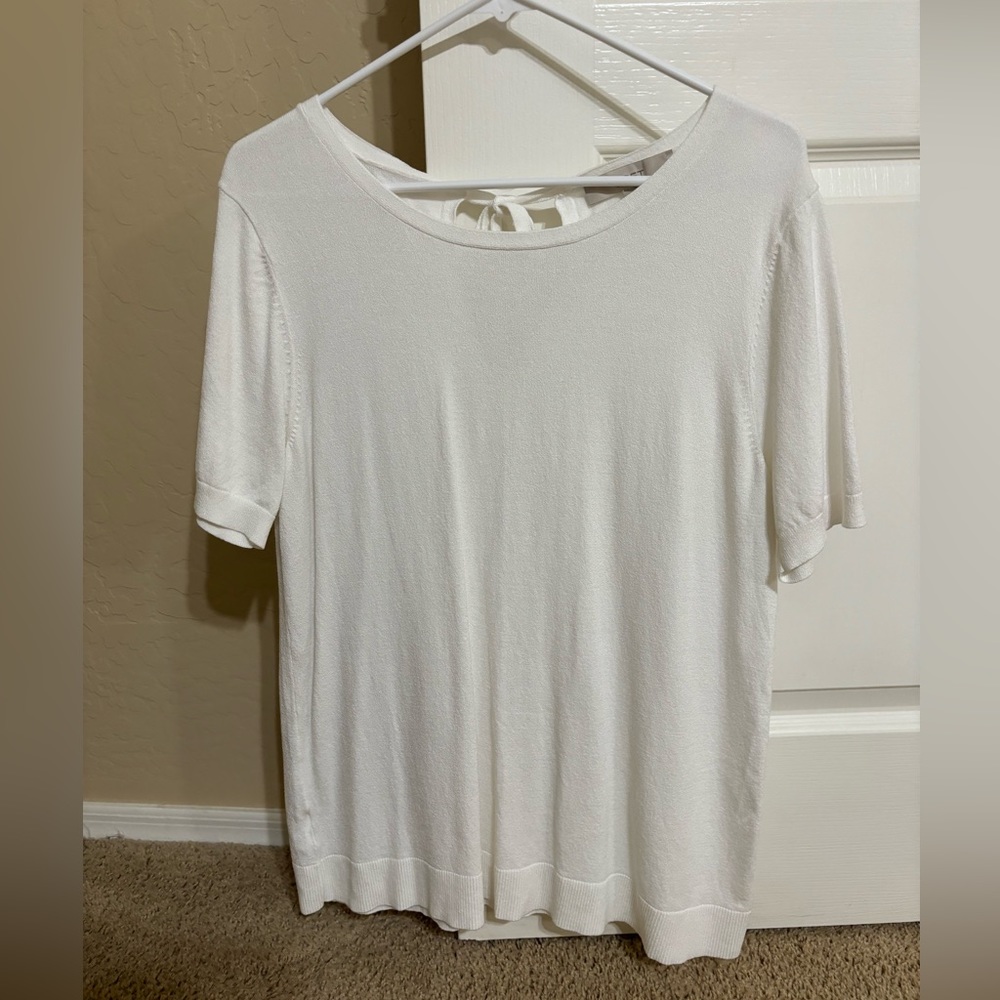 Loft blouse w tie back